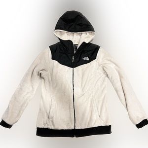 North Face Fleece hooded fleece size L